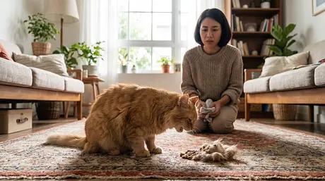 猫が嘔吐する理由：毛玉と深刻な問題の違い