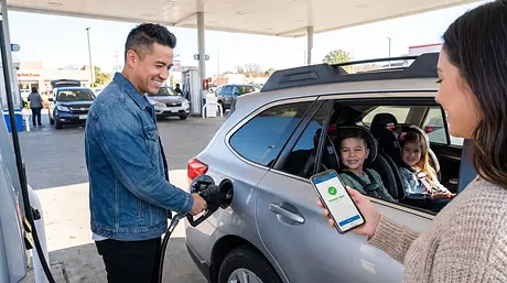 Benzinegeld zonder ongemakkelijkheid